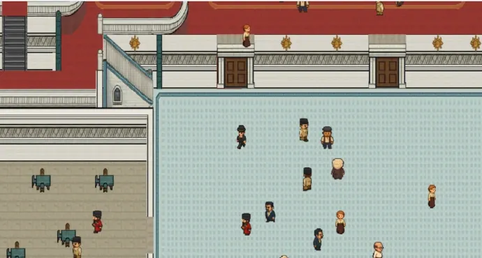 Capture du mini-jeu consacré au congrès de Bakou