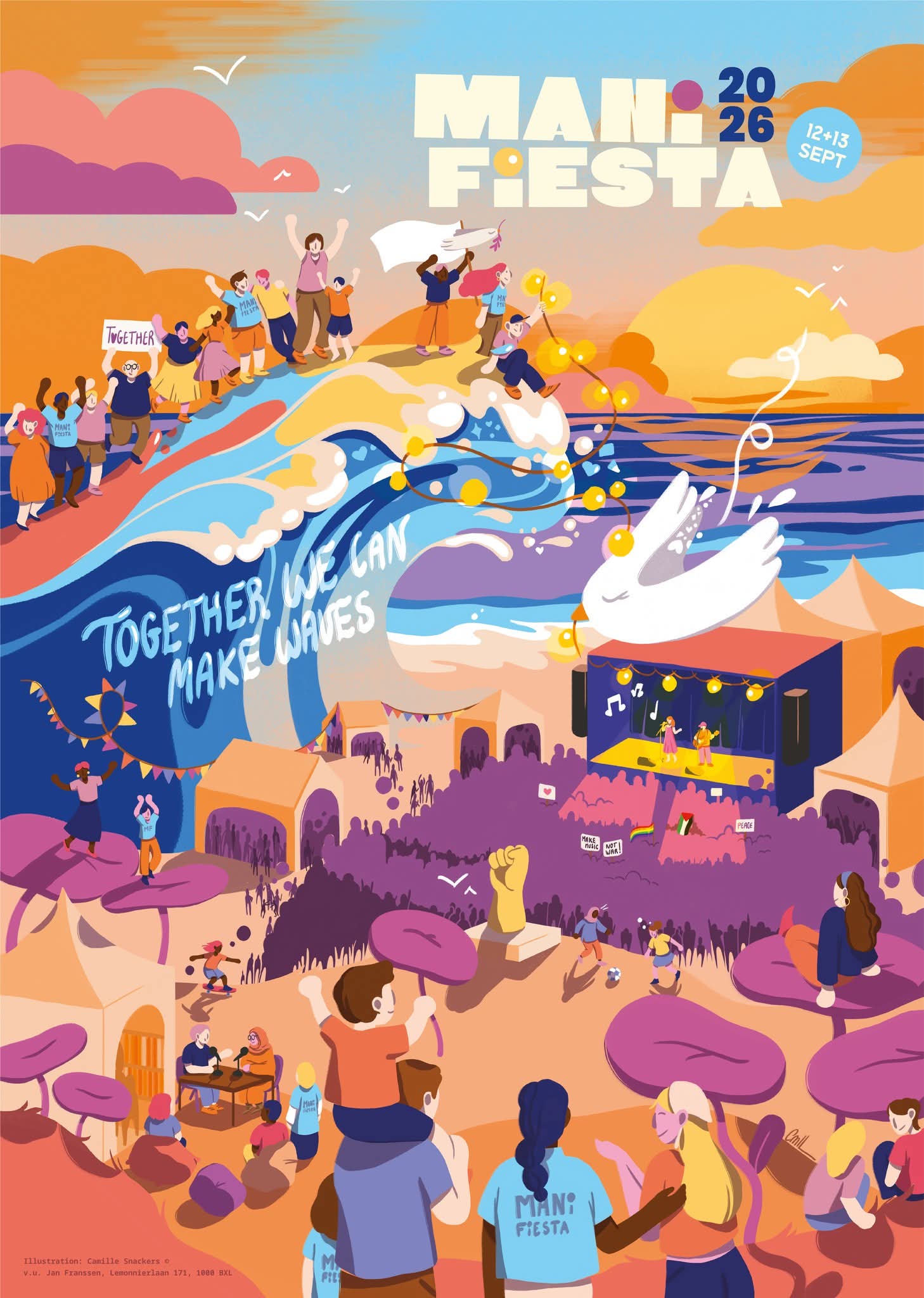 Affiche du festival ManiFiesta 2026